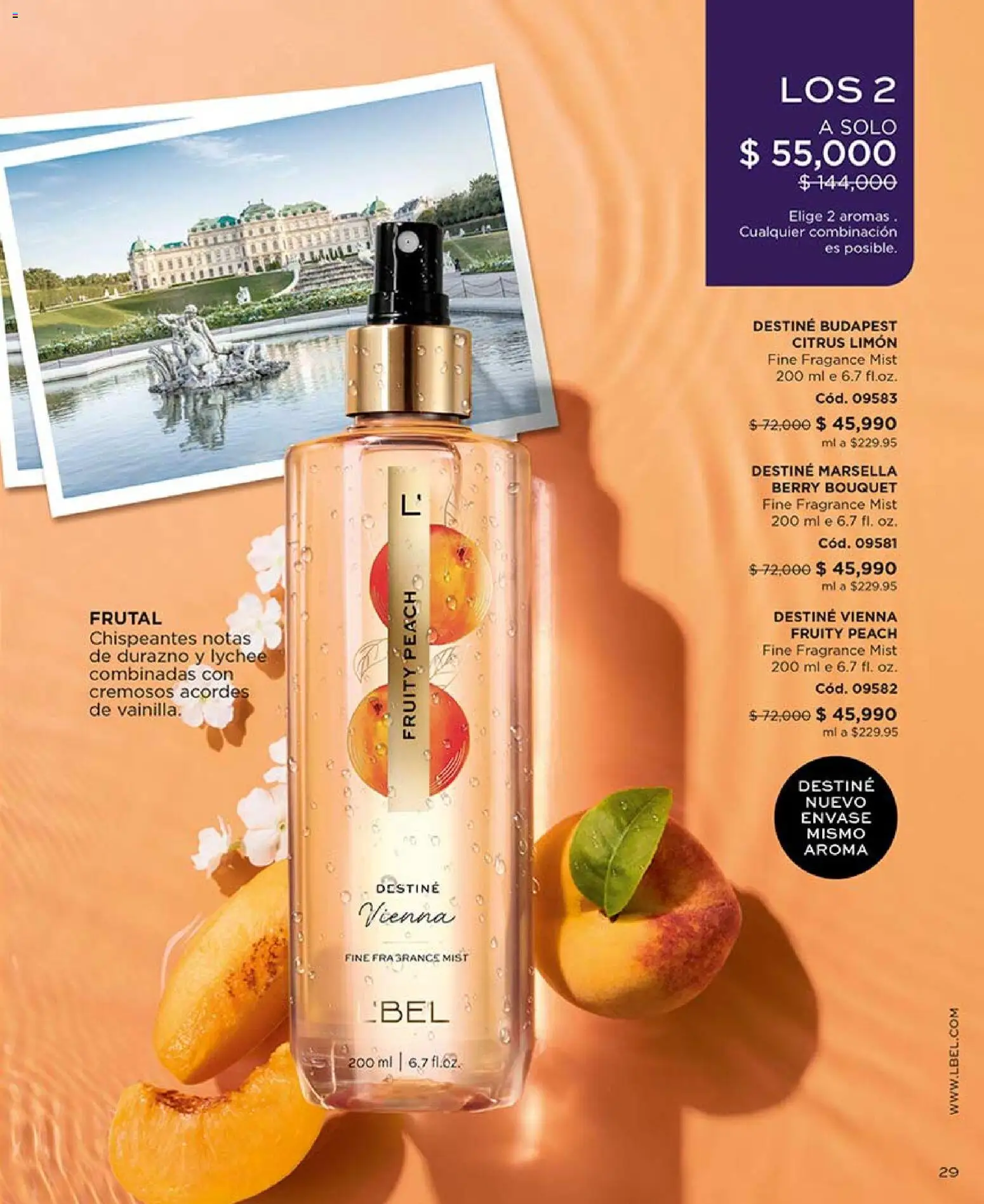 L'Bel revista - valida desde el 24.04.2026 | Página: 29 | Productos: Limón, Combinación, Durazno