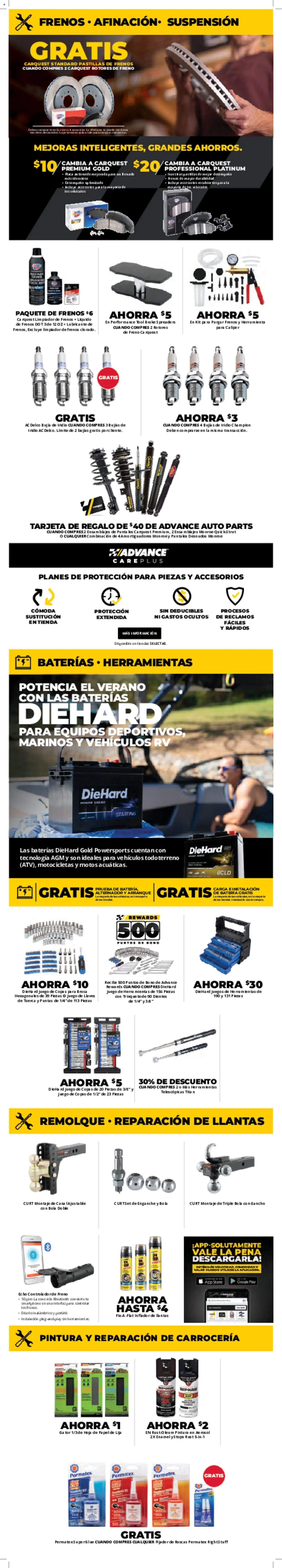 Advance Auto Parts Sales Ad - Spanish - valid from 21.06.2026 | Page: 4