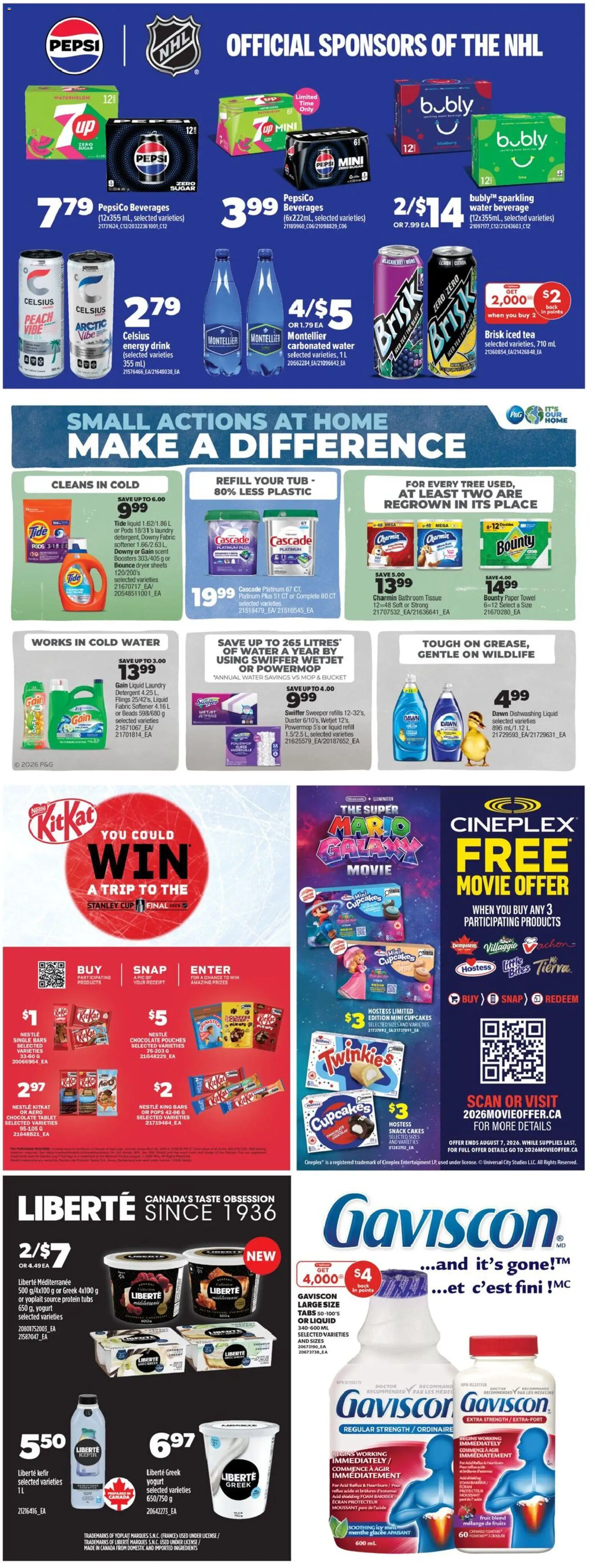 Real Canadian Superstore flyer valid from 16.04.2026 | Page: 37 | Products: Tablet, Fabric softener, Yogurt, Chocolate