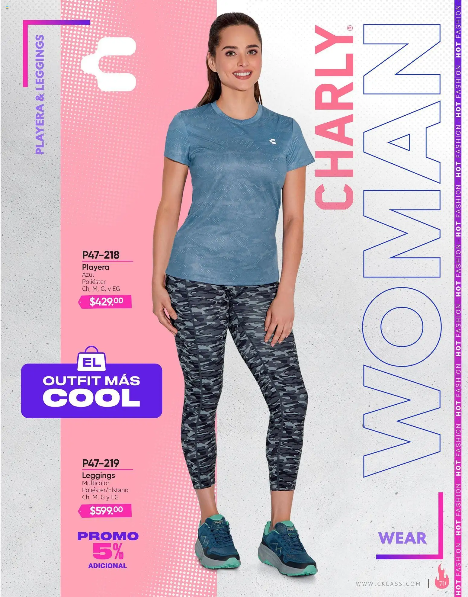 Nuevas ofertas de Cklass válidas en toda la República Mexicana desde el 03/08/2026. ¡Encuentra las mejores ofertas en Cklass catálogo Hot Fashion Ropa! | Página: 152 | Productos: Leggings, Playera
