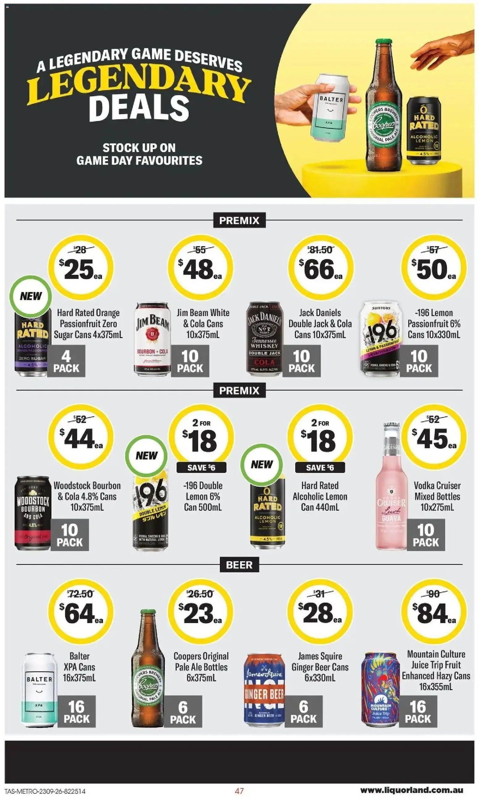 ﻿Coles catalogue valid from 23/09/2026 > Online Australia | Page: 47 | Products: Ginger, Passionfruit, Vodka, Lemon