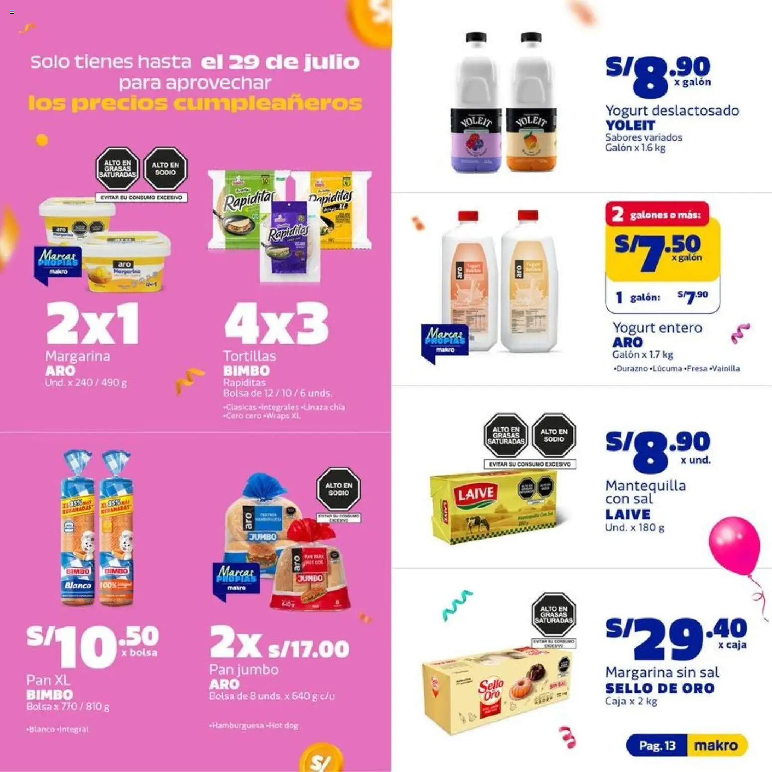 Catálogo Makro válido desde 14/07/2026 | Página: 13