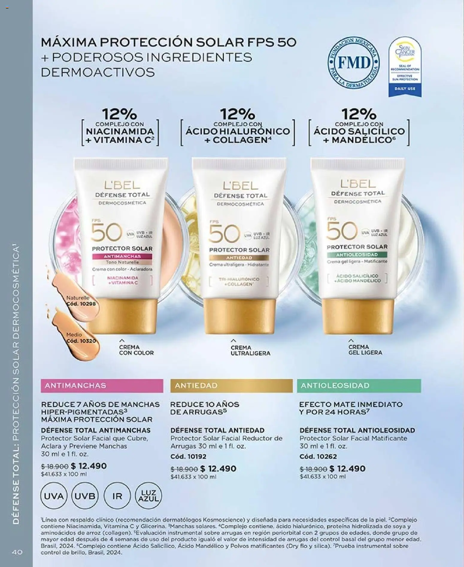 Catálogo L'Bel Campaña 13 │ válido desde el 27.07.2026 | Página: 40 | Productos: Proteína, Mate, Protector solar, Arroz