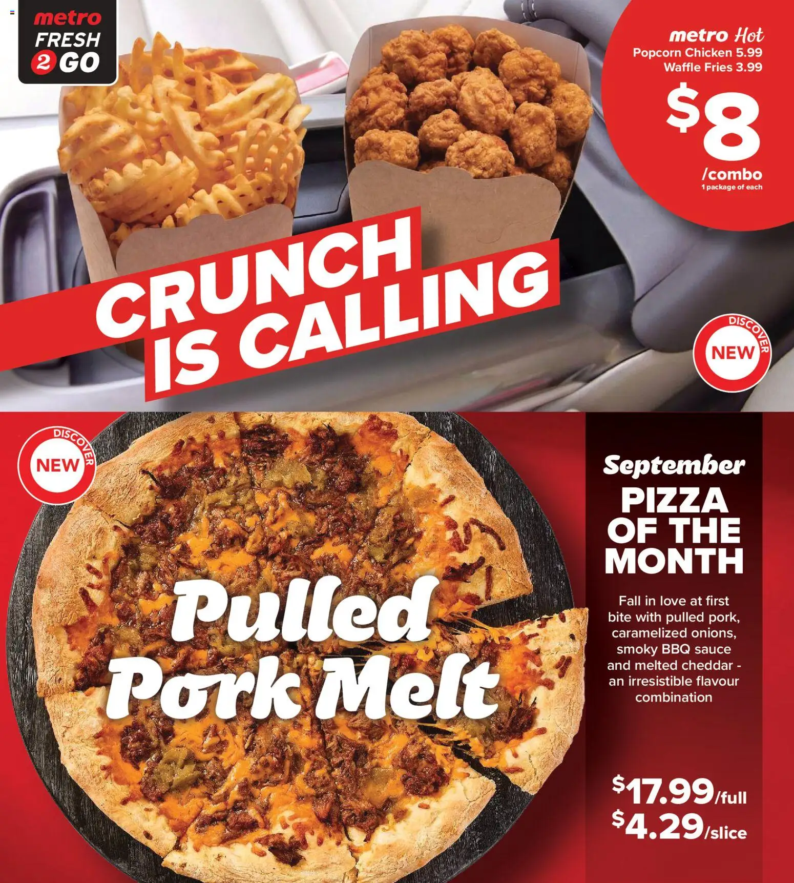 Metro flyer valid from Sep 17, 2026 | Page: 8 | Products: Popcorn, Cheddar, Chicken, Pork