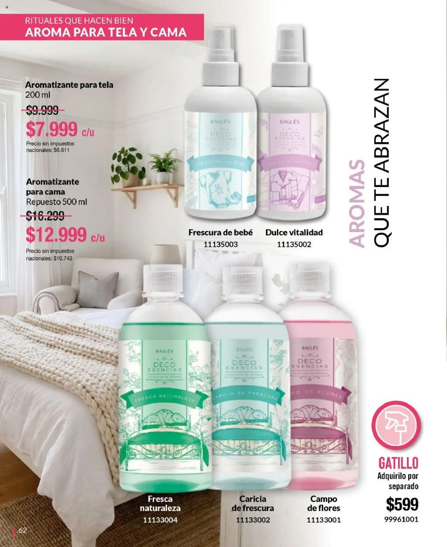 Bagués - Catálogo │ válido desde el 01.06.2026 | Página: 62 | Productos: Cama, Té, Esencias