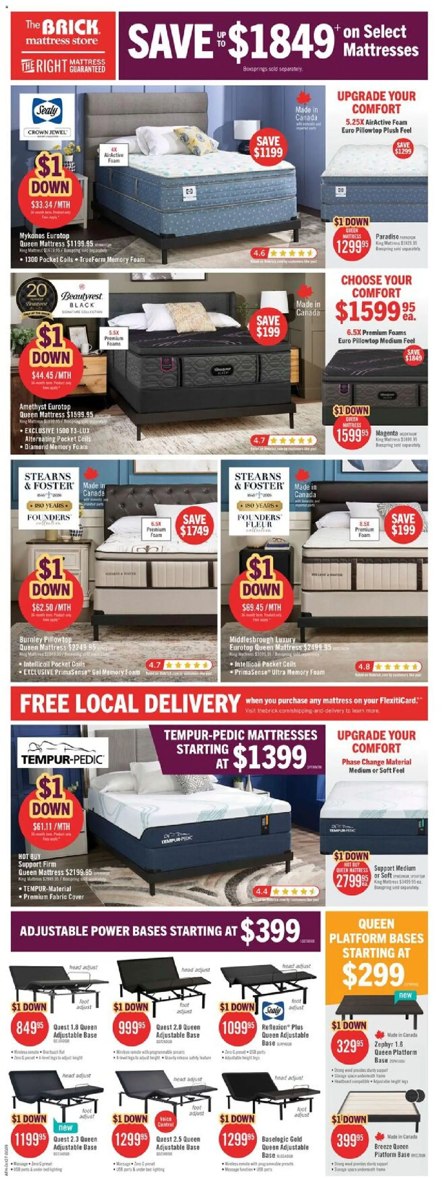 The Brick flyer valid from Oct 27, 2026 | Page: 2