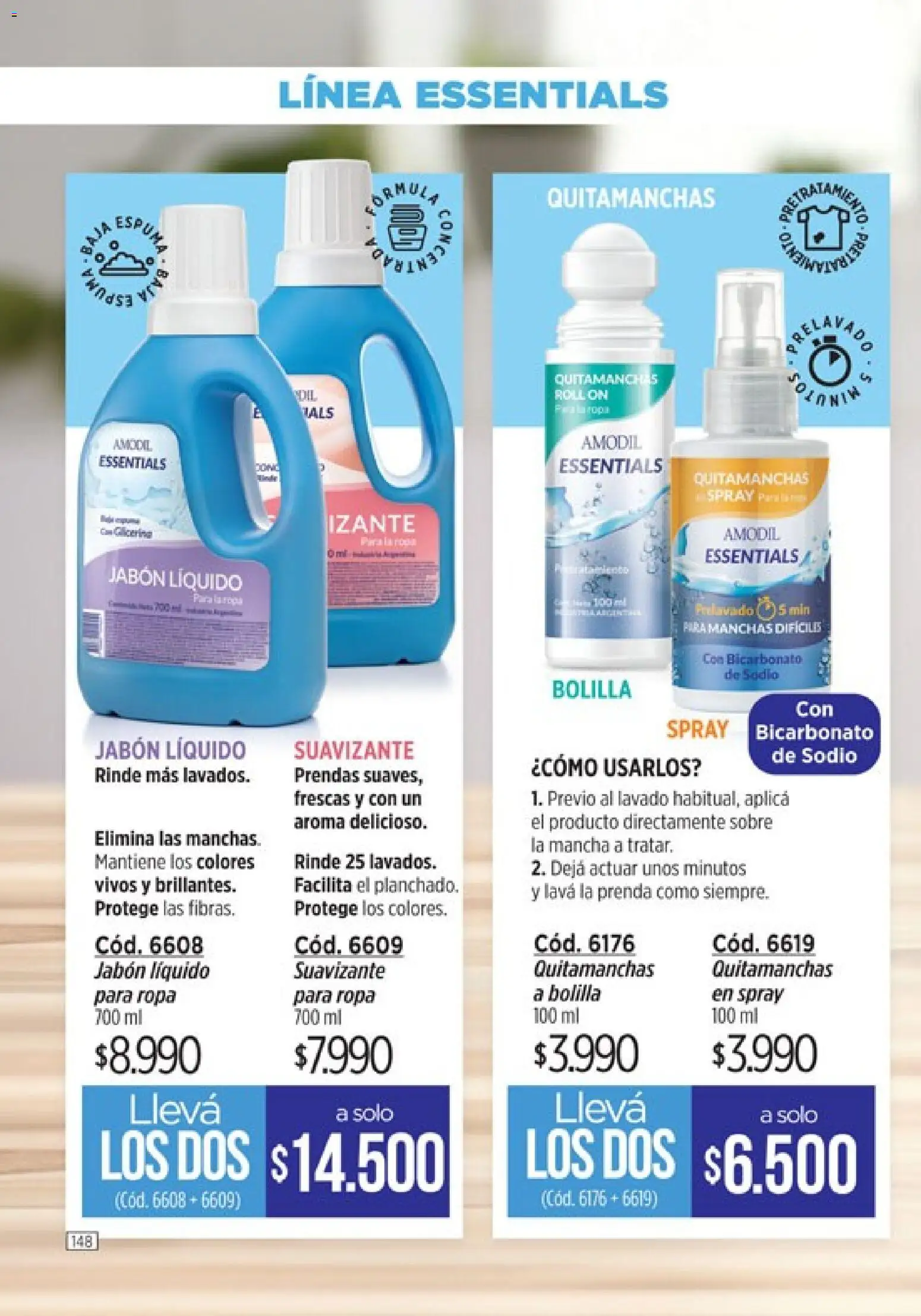 Catálogo Amodil Campaña 2 │ válido desde el 01.02.2026 | Página: 148 | Productos: Jabón, Espuma, Ropa, Suavizante