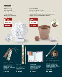 Natura catálogo válido desde el 15.09.2026 | Página: 175 | Productos: Libros, Planta, Sobre, Macetero