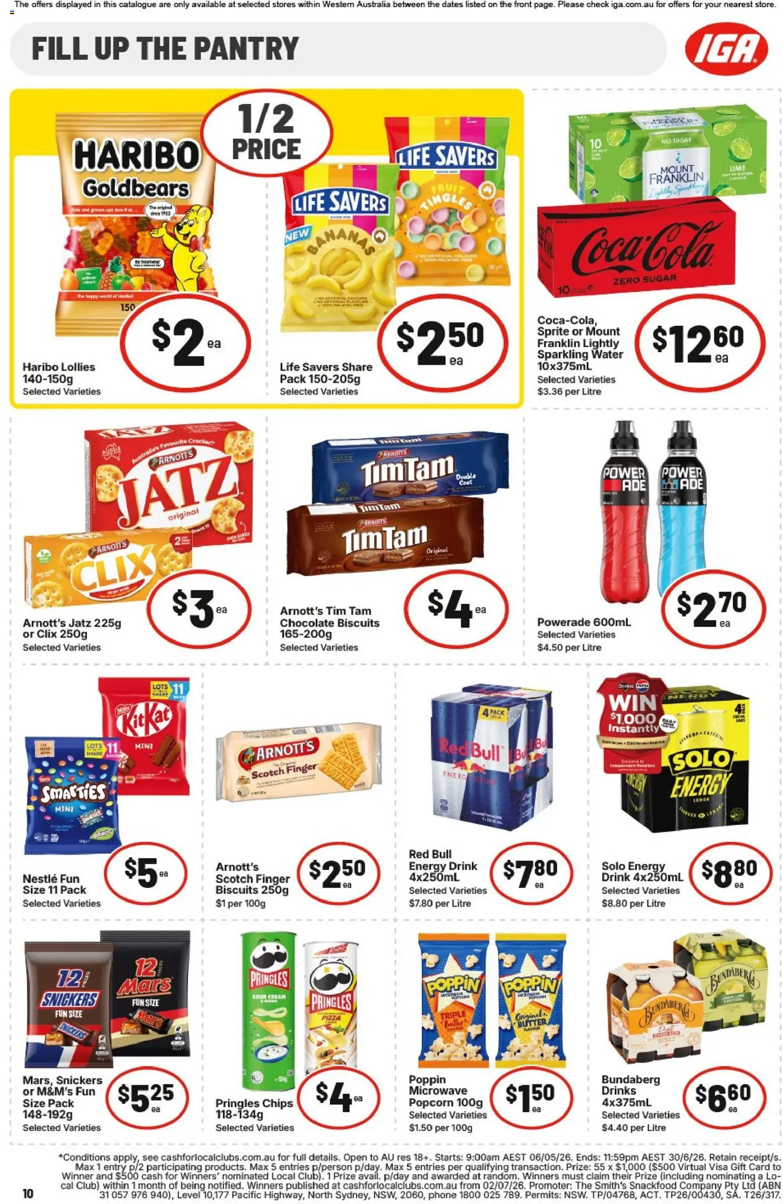 IGA catalogue - valid from 20.05.2026 | Page: 11 | Products: Butter, Lollies, Chips, Lemon