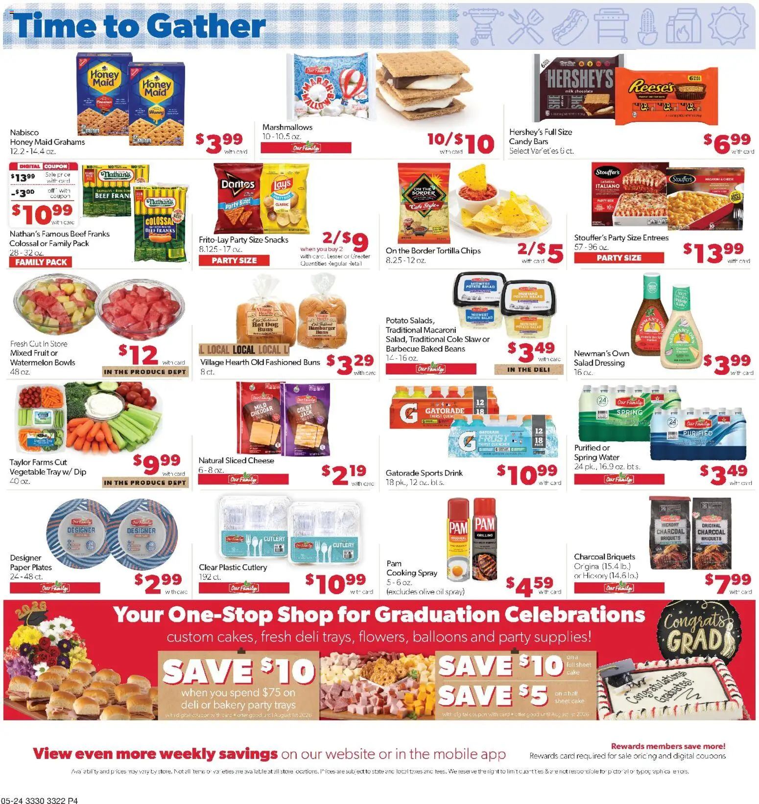 Family Fare Weekly Ad - MN - valid from 24.05.2026 | Page: 4 | Products: Bakery, Wc, Water, Sheet