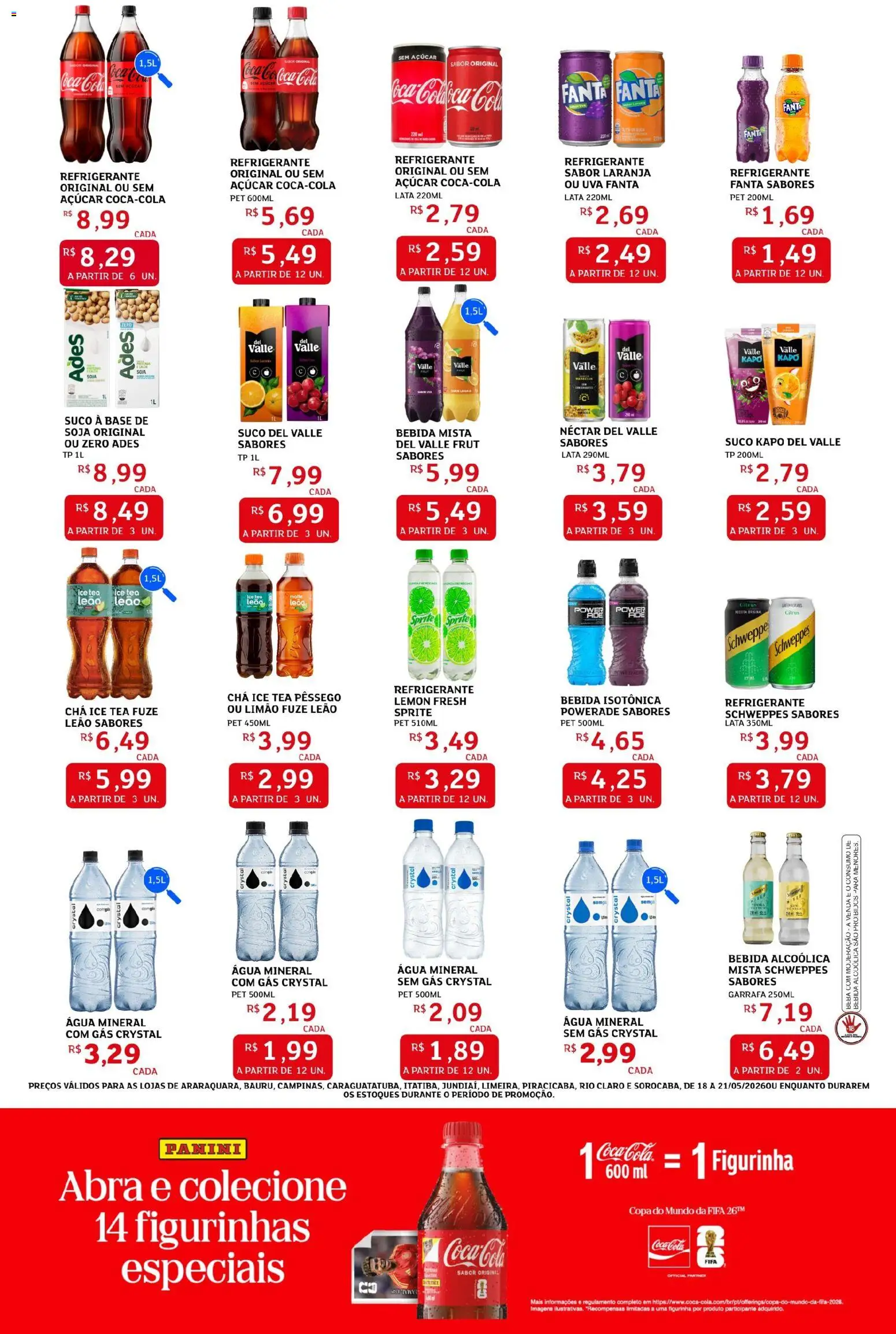 Assaí Atacadista Folheto - válido de 18.05.2026 | Página: 2 | Produtos: Pêssego, Ice tea, Bebida, Açúcar