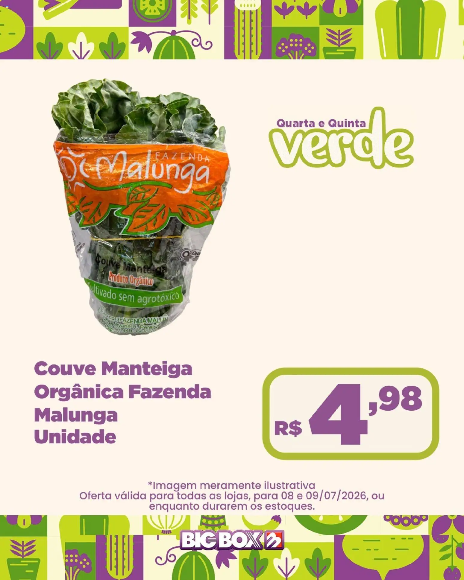 Big Box Folheto - válido de 08/07/2026 | Página: 16 | Produtos: Manteiga, Couve