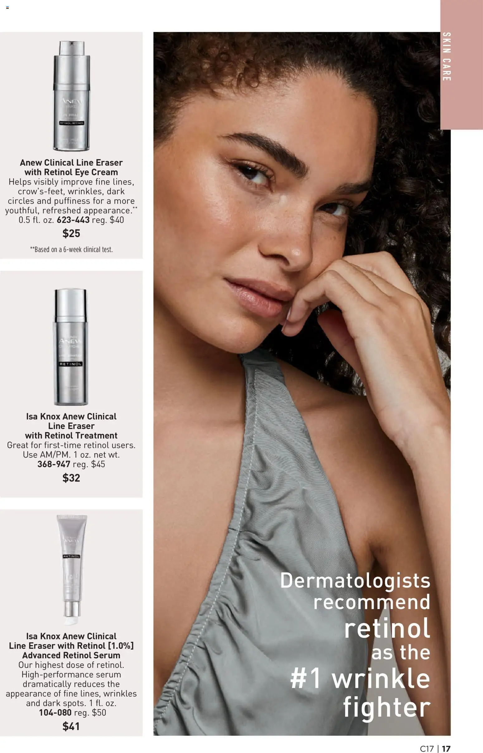 Avon Brochure - valid from 08/12/2026 | Page: 17 | Products: Eraser, Eye Cream, Cream