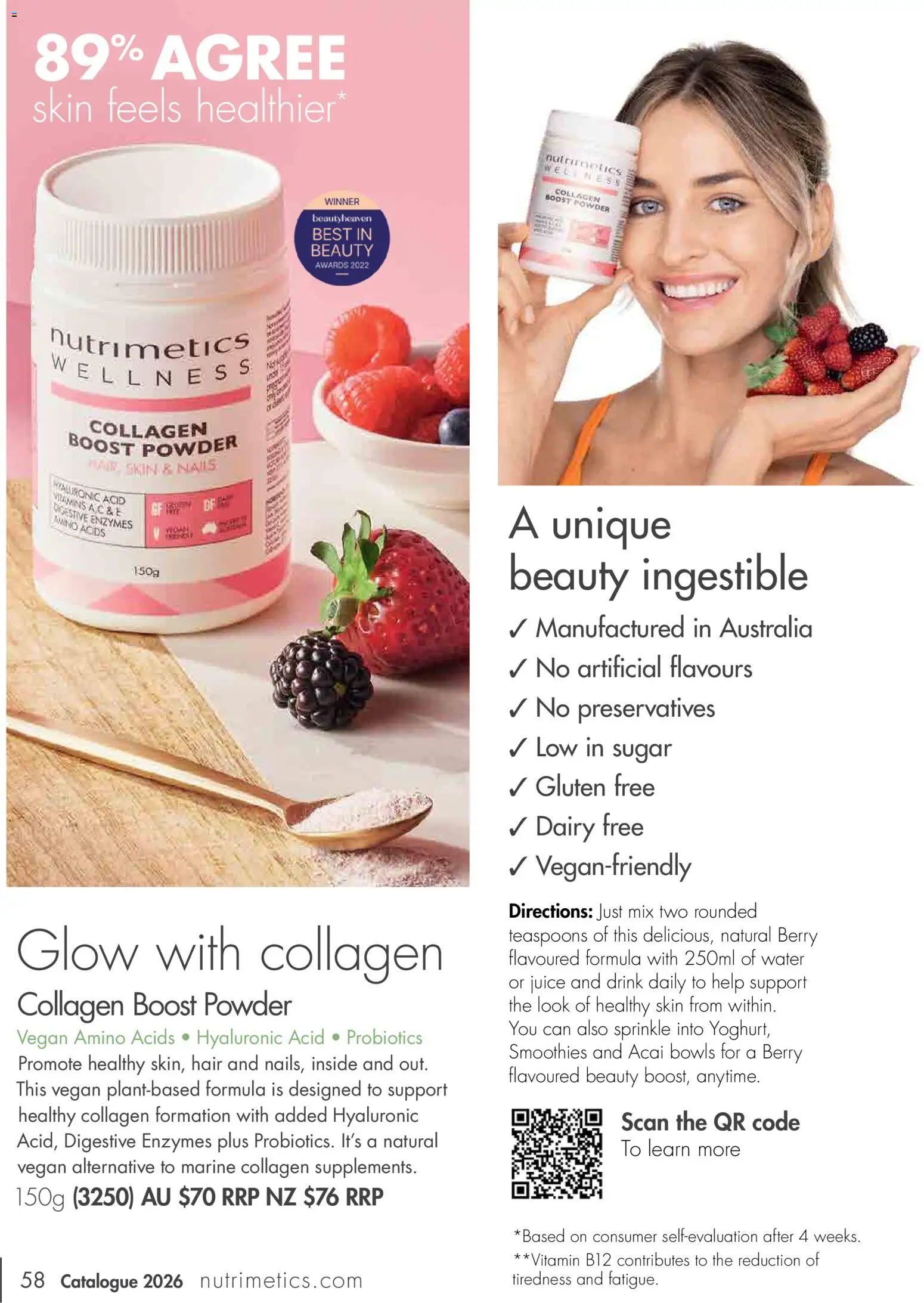 Nutrimetics catalogue - valid from 01/01/2026 | Page: 58 | Products: Juice, Probiotics, Collagen, Vitamin