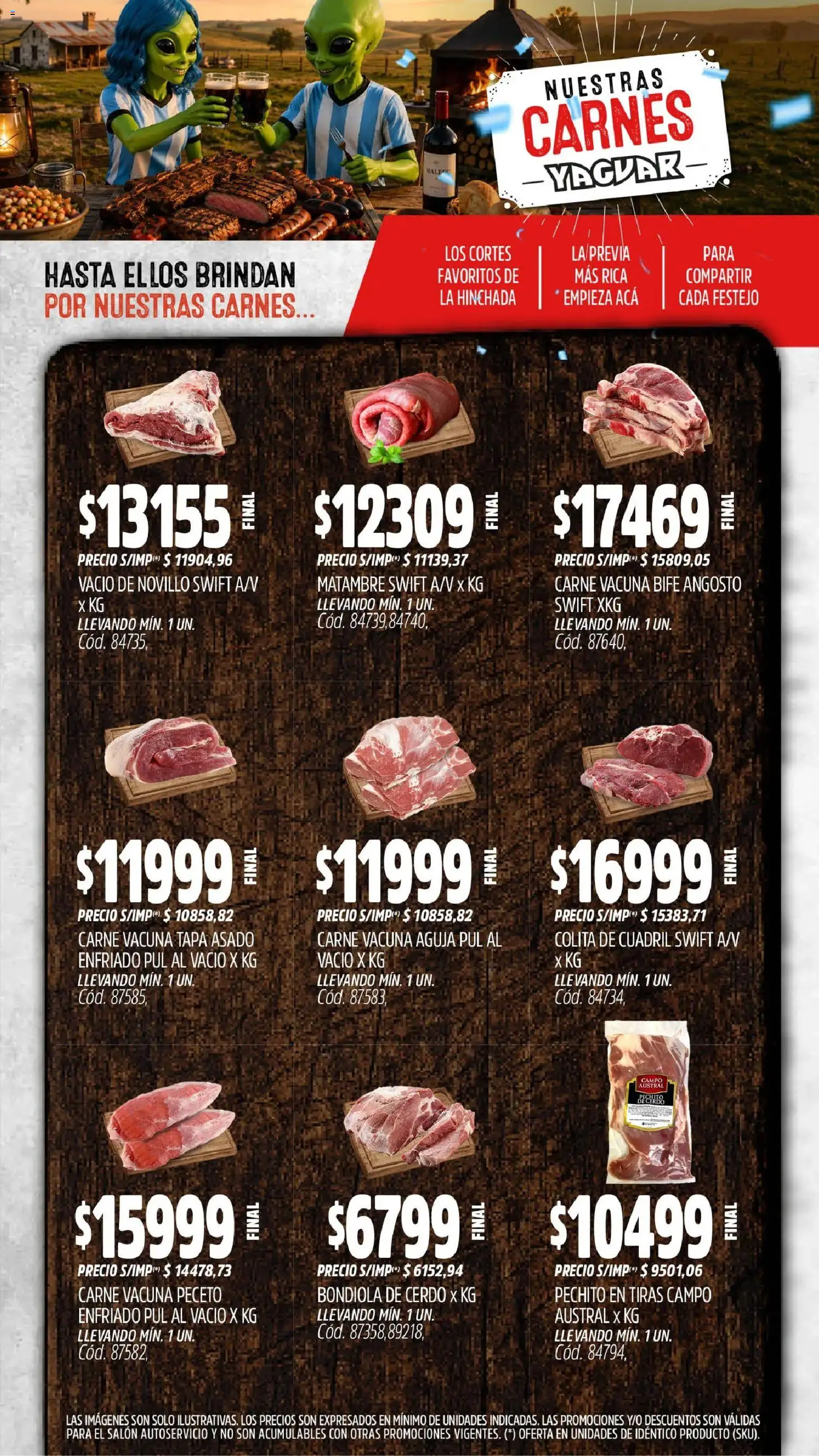 Yaguar - Oferta Semanal Córdoba │ válido desde el 29/06/2026 | Página: 6 | Productos: Cerdo