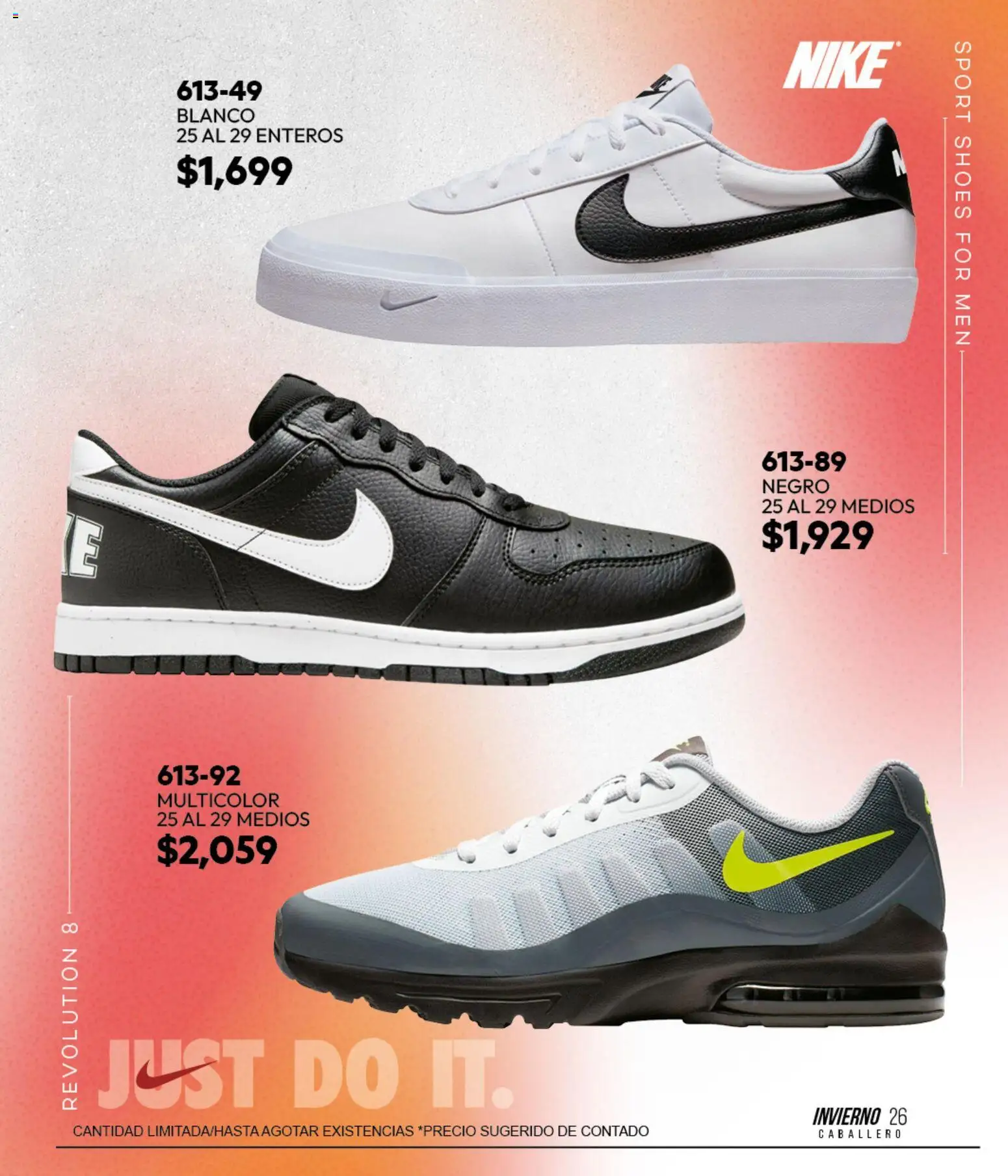 Nuevas ofertas de Cklass válidas en toda la República Mexicana desde el 11/09/2026. ¡Encuentra las mejores ofertas en Cklass catálogo Sportbrands Dama Invierno! | Página: 169