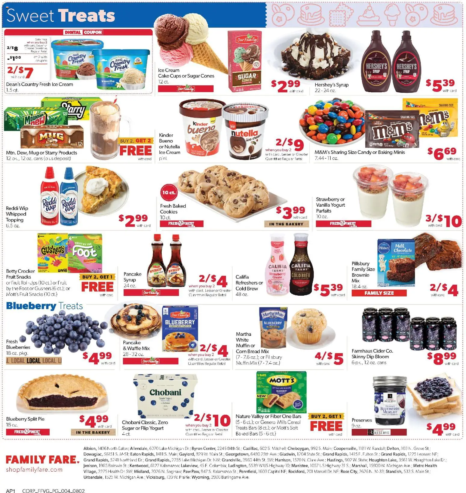 Family Fare Weekly Ad - MI - valid from 08/02/2026 | Page: 4 | Products: Yogurt, Coffee, Beer, Ice cream