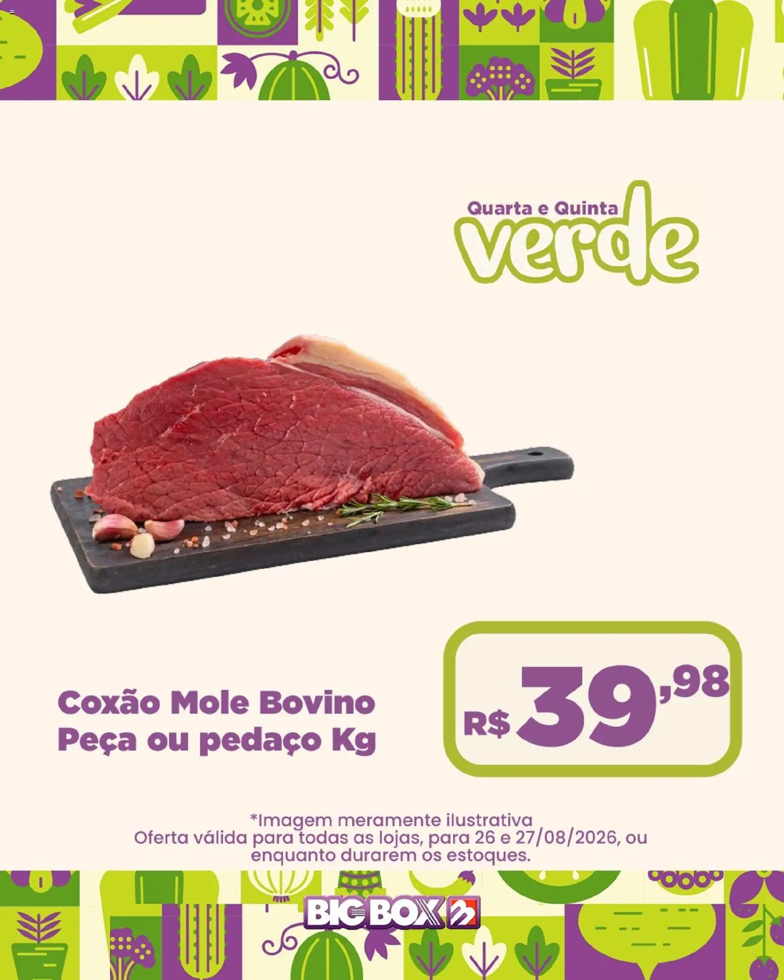 Big Box Folheto - válido de 26/08/2026 | Página: 23 | Produtos: Coxão mole