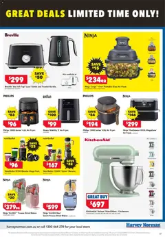 Preview of Harvey Norman Electrical Clearance - valid from 04.06.2026 | Page: 7 | Products: Butter, Water, Portable, Mixer