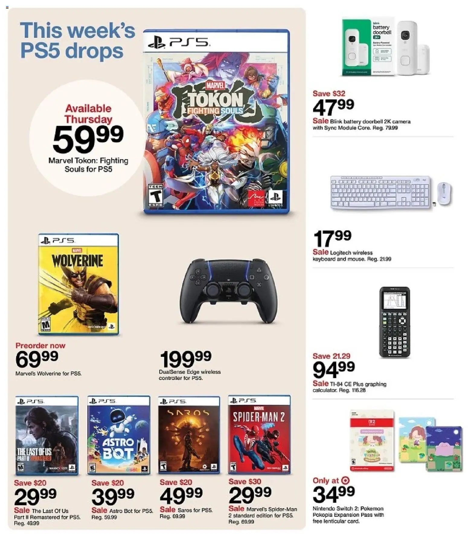 Target Weekly Ad - valid from 08/02/2026 | Page: 18 | Products: Battery, Switch, Camera, Nintendo