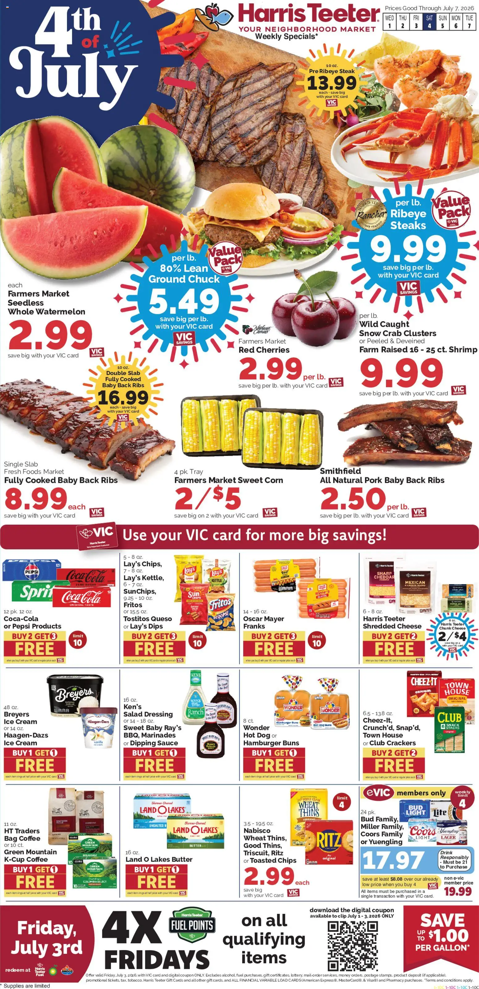 Harris Teeter Weekly Ad - valid from 07/01/2026 | Page: 1