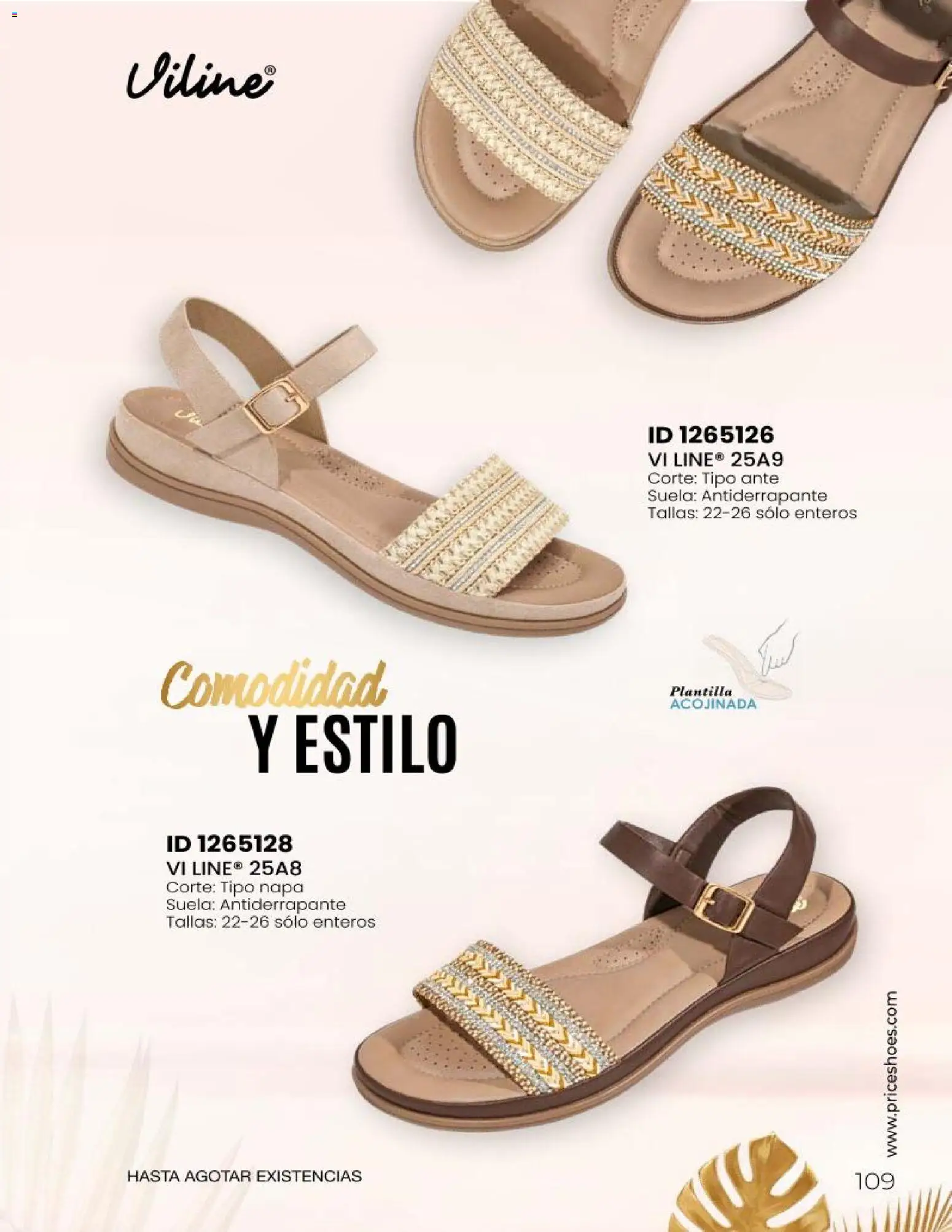 Nuevas ofertas de Price Shoes válidas en toda la República Mexicana desde el 23/06/2026. ¡Encuentra las mejores ofertas en Price Shoes catálogo Sandalias 2026! | Página: 109