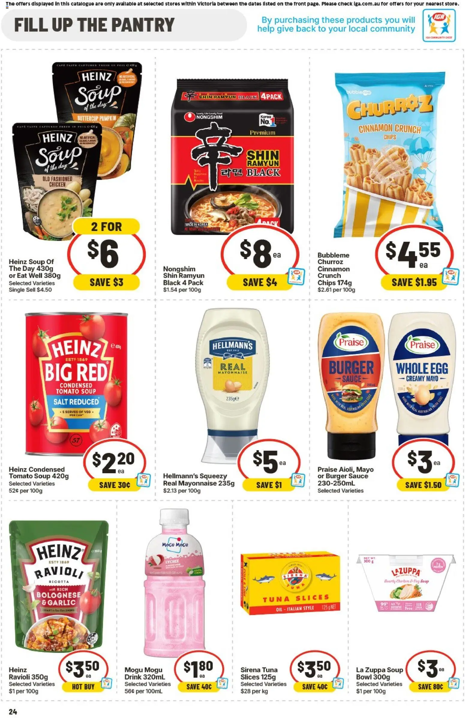 IGA catalogue - valid from 19/08/2026 | Page: 21 | Products: Mayonnaise, Sauce, Garlic, Ricotta