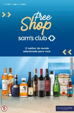 Sam's Club ofertas Free Shop - Pré-Visualização do folheto da loja Sam's Club, válido de 04/08/2026