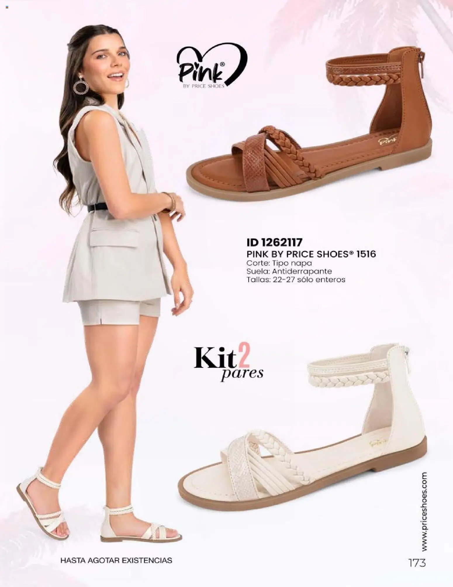 Nuevas ofertas de Price Shoes válidas en toda la República Mexicana desde el 23/06/2026. ¡Encuentra las mejores ofertas en Price Shoes catálogo Sandalias 2026! | Página: 173