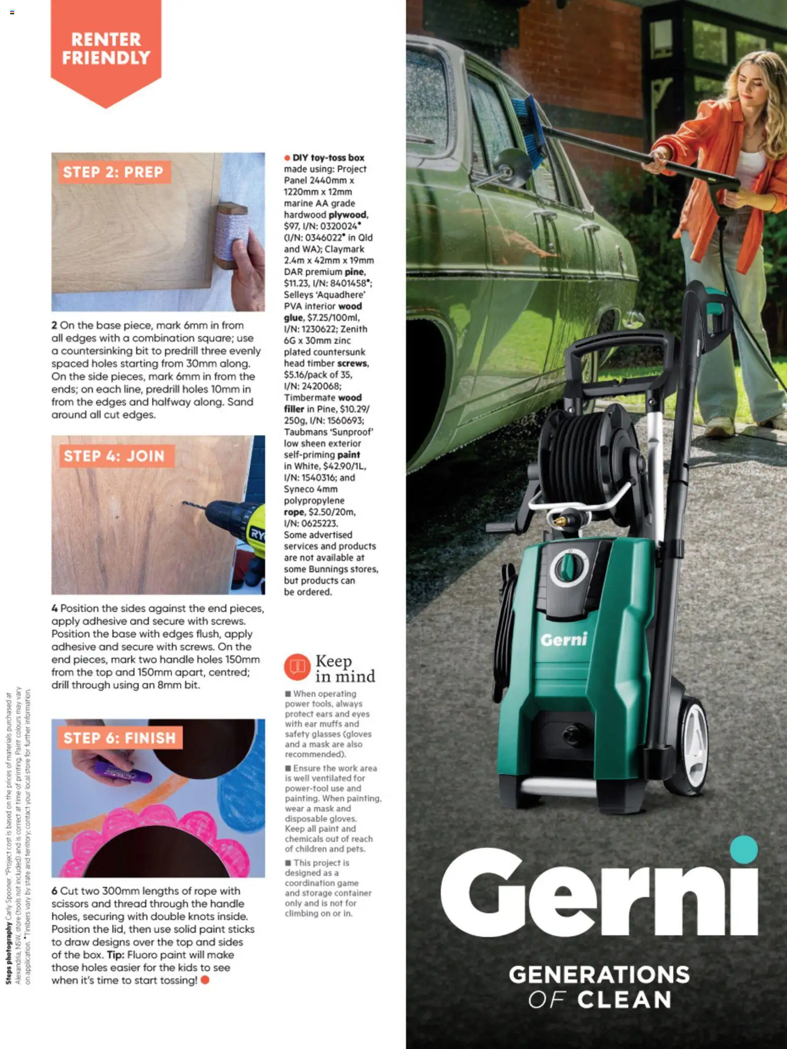 Bunnings Warehouse catalogue - valid from 01/08/2026 | Page: 79 | Products: Scissors, Mask, Wood, Gloves