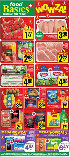 Preview of Food Basics weekly flyer - Ancaster from shop Food Basics valid from Jul 9, 2026