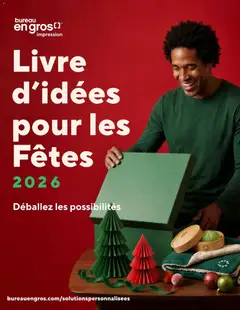 Preview of Staples circulaire - Livre d'idées pour les Fêtes from shop Staples valid from Sep 10, 2026