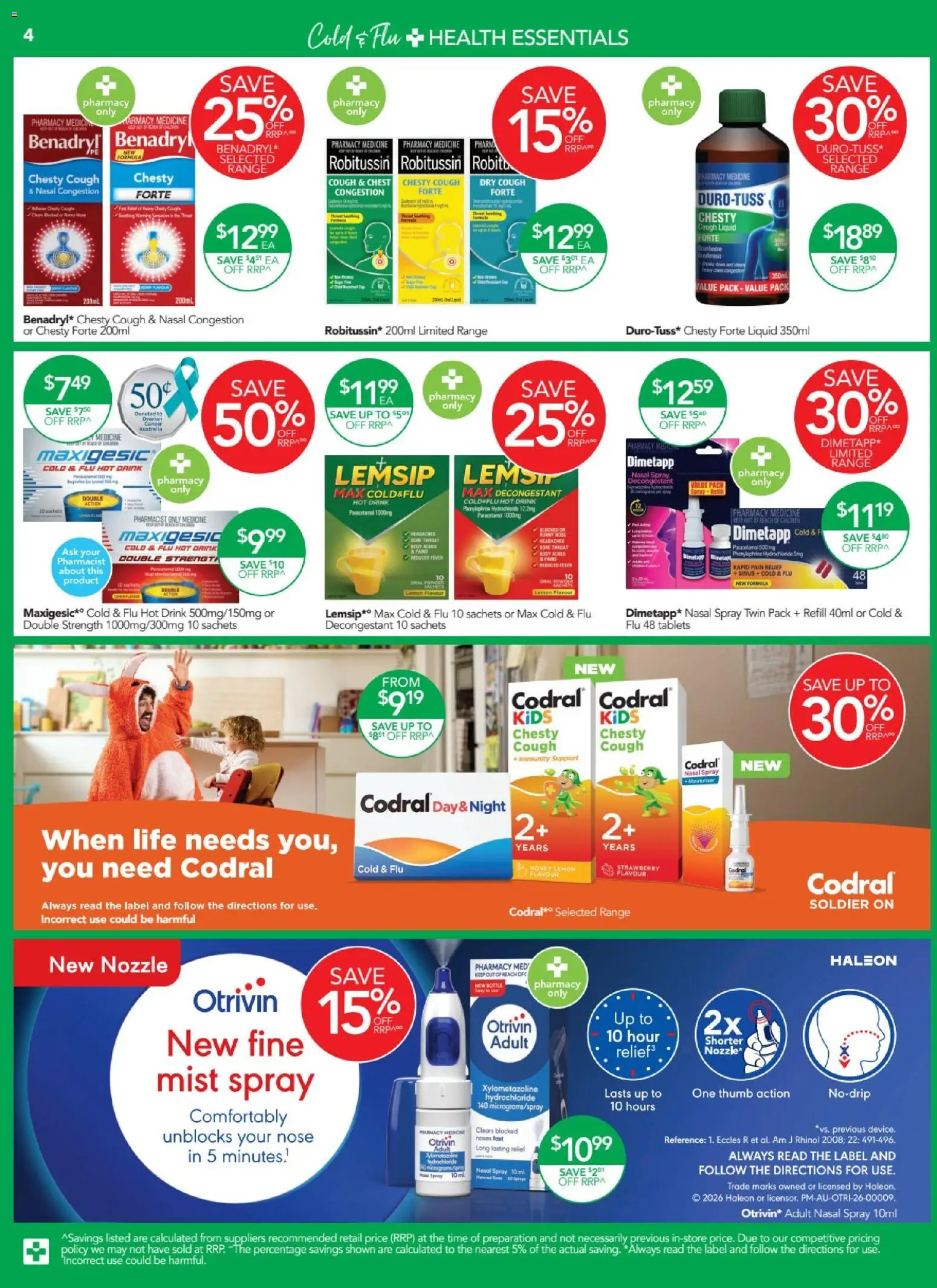 Terry White catalogue - valid from 28.05.2026 | Page: 4 | Products: Honey, Nasal spray, Sinus, Pain relief