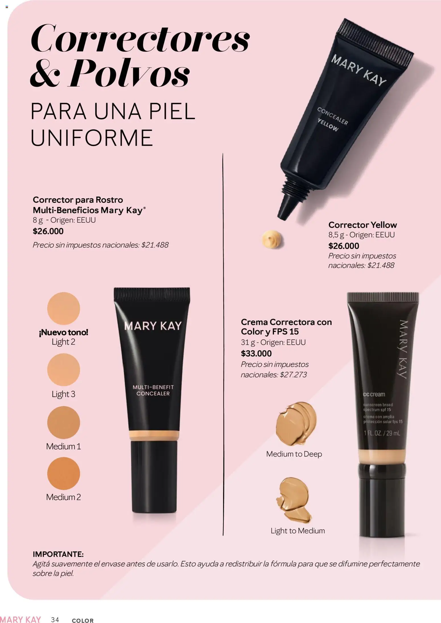 Mary Kay catálogo │ válido desde el 01/08/2026 | Página: 34 | Productos: Sobre, Crema