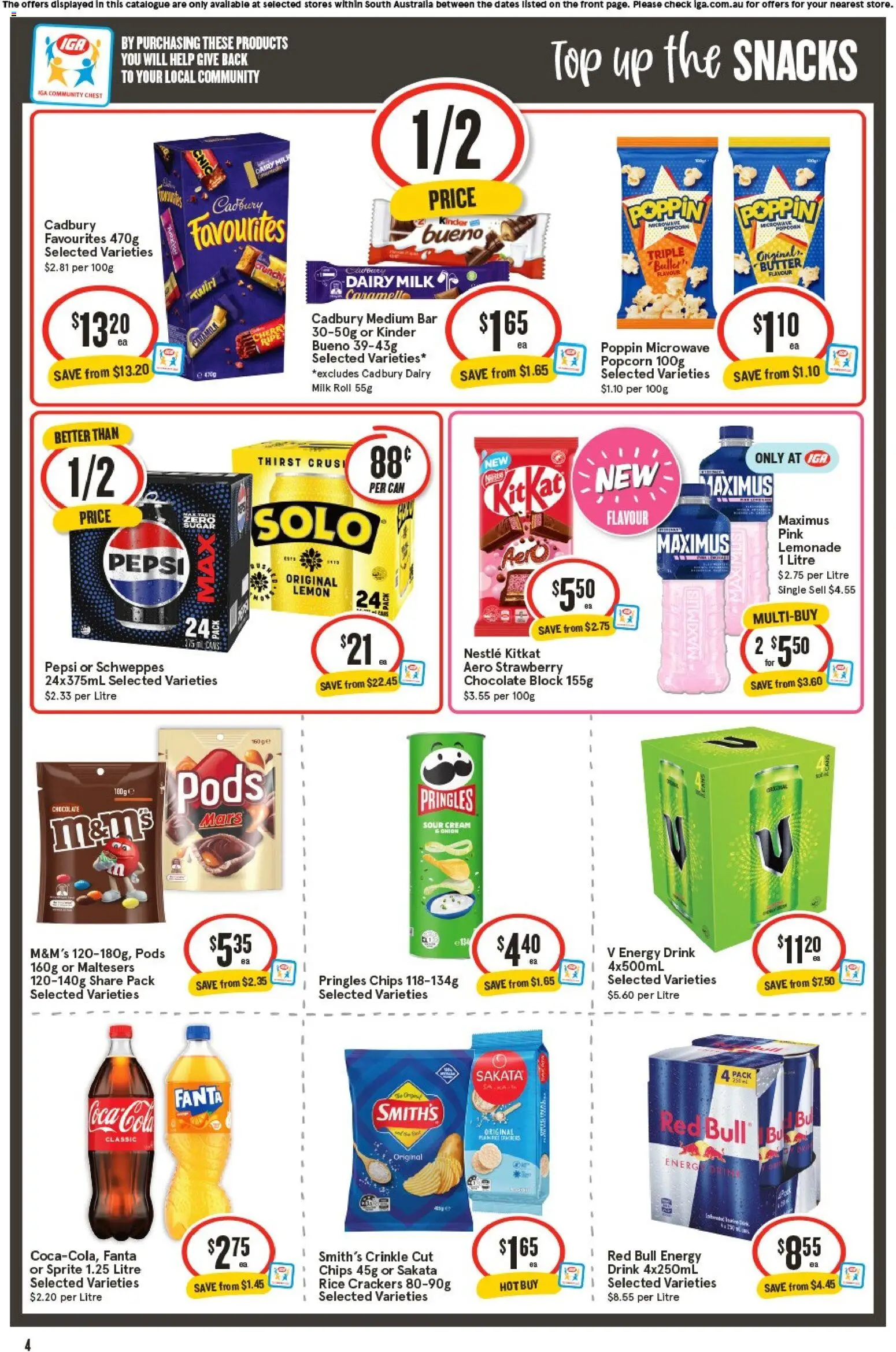 IGA catalogue - valid from 29/07/2026 | Page: 5 | Products: Butter, Energy drink, Lemon, Microwave