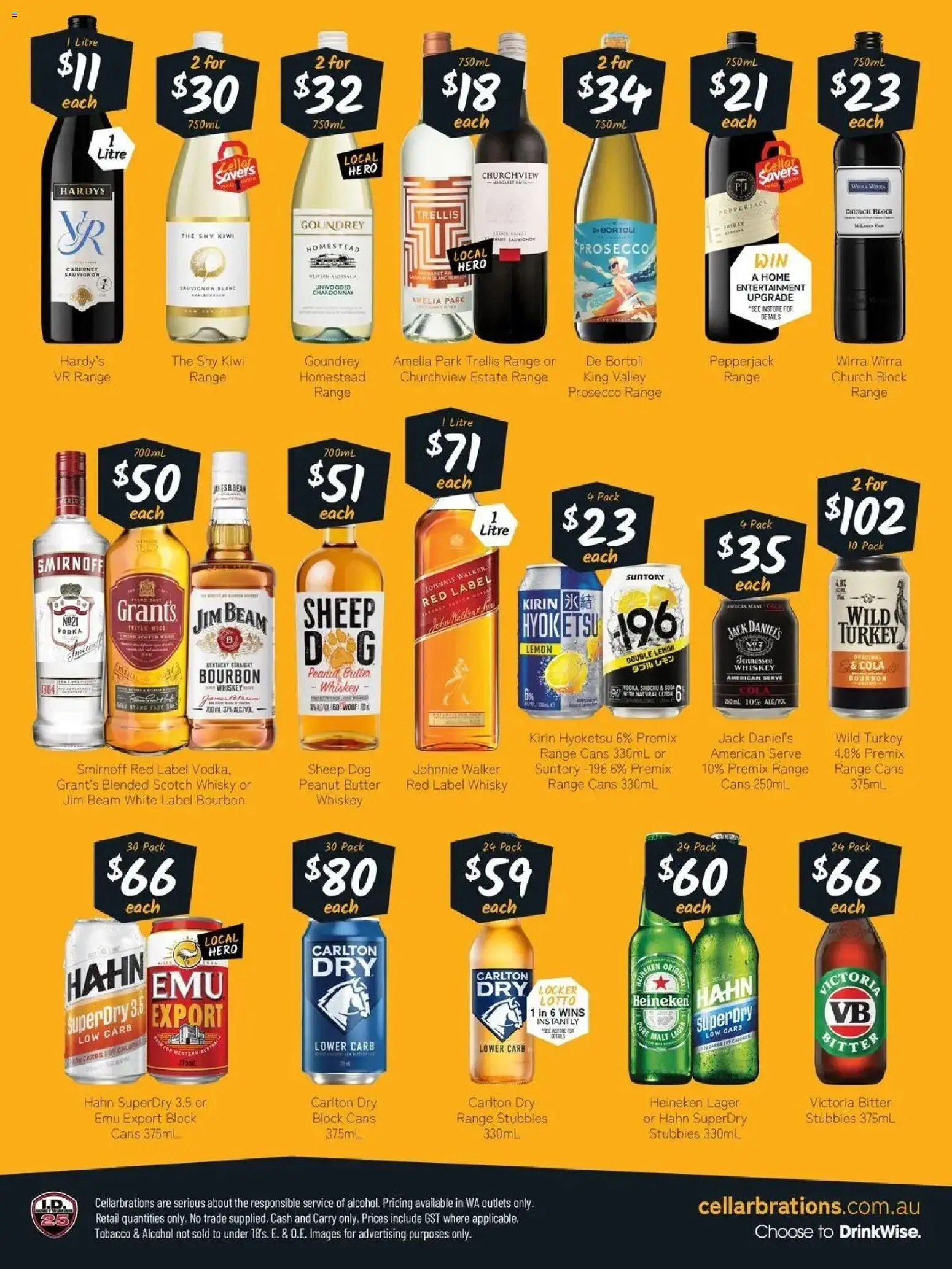 Cellarbrations catalogue - valid from 07/09/2026 | Page: 2 | Products: Butter, Alcohol, Heineken, Lemon