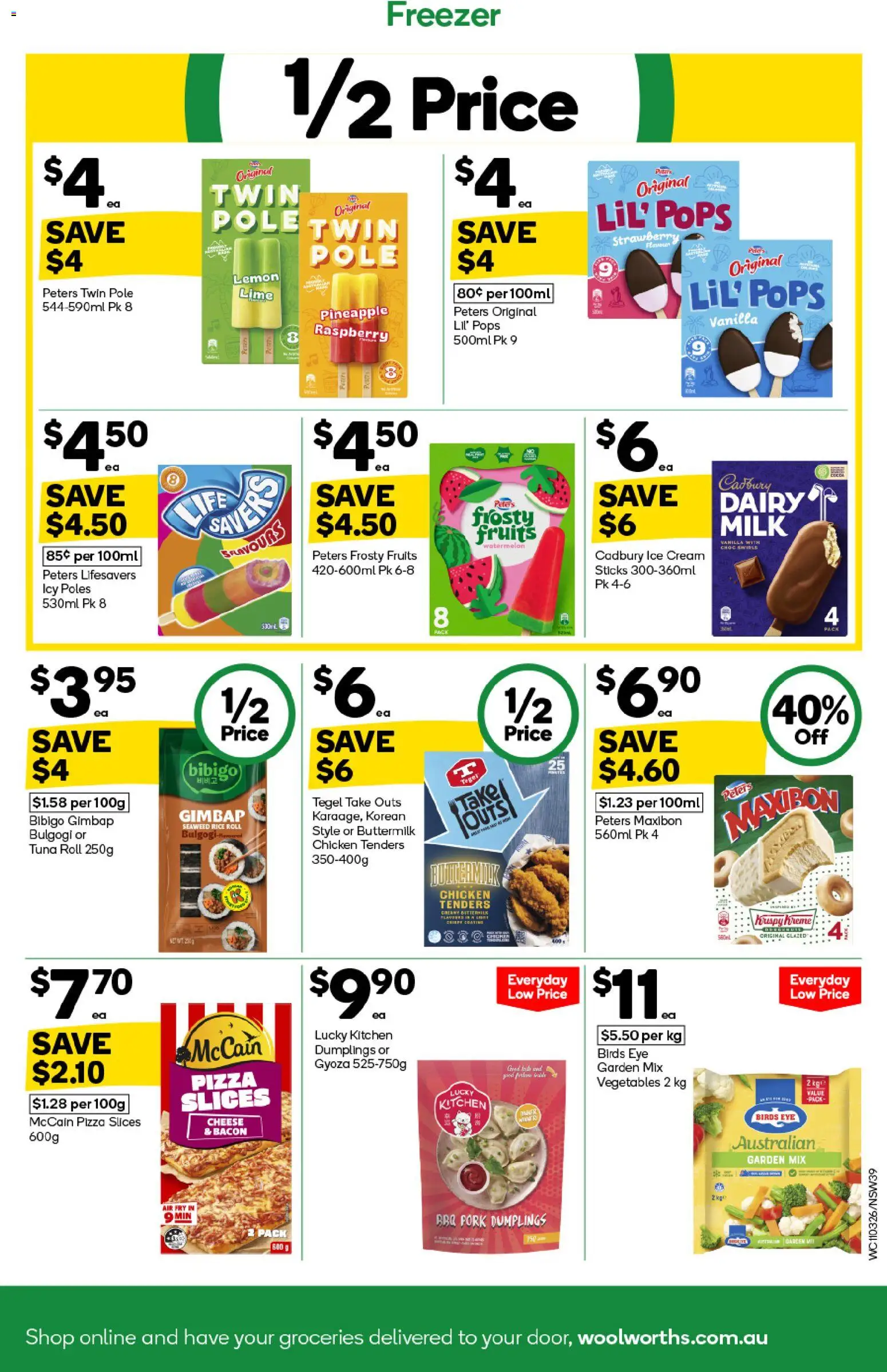 Woolworths catalogue - valid from 11.03.2026 | Page: 39 | Products: Dairy, Vegetables, Watermelon, Raspberry