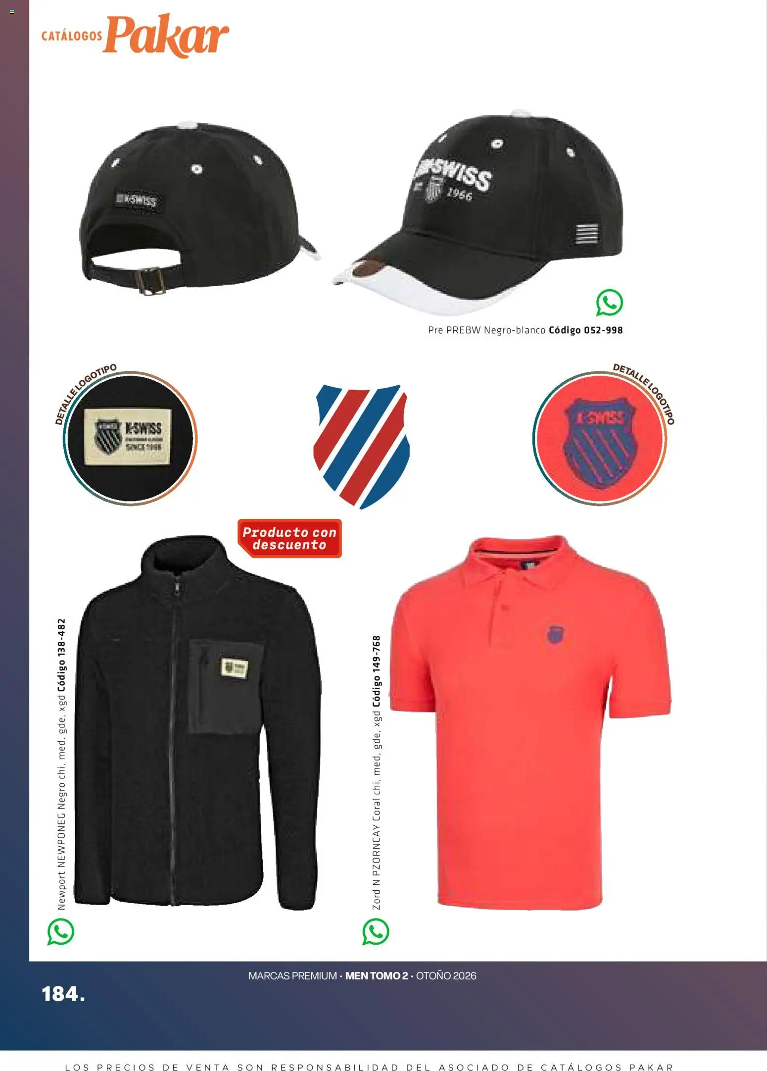 Nuevas ofertas de SC Pakar válidas en toda la República Mexicana desde el 28/08/2026. ¡Encuentra las mejores ofertas en SC Pakar catálogo Premium Men Tomo 2! | Página: 184