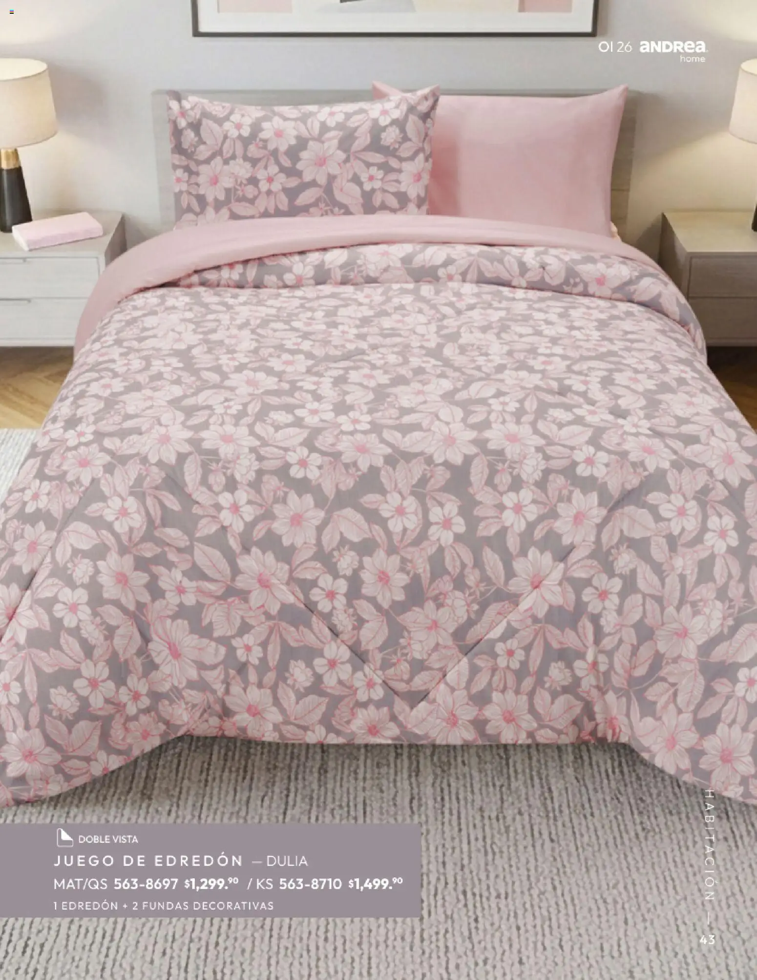 Nuevas ofertas de Andrea válidas en toda la República Mexicana desde el 01/09/2026. ¡Encuentra las mejores ofertas en Andrea catálogo Home! | Página: 43