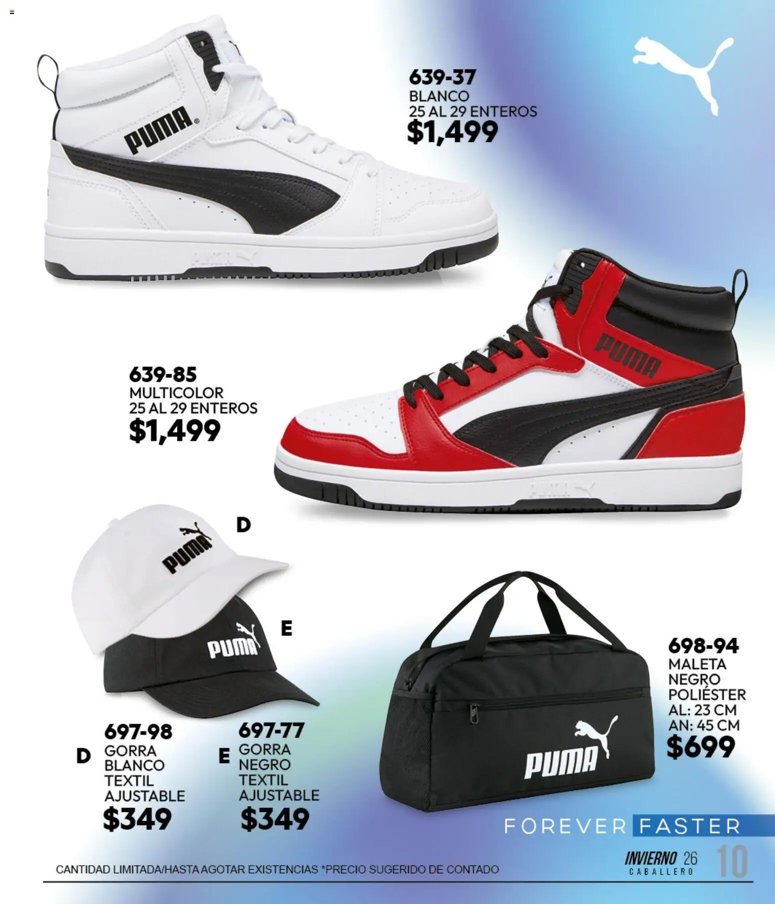 Nuevas ofertas de Cklass válidas en toda la República Mexicana desde el 11/09/2026. ¡Encuentra las mejores ofertas en Cklass catálogo Sportbrands Caballero Invierno! | Página: 13 | Productos: Gorra, Maleta