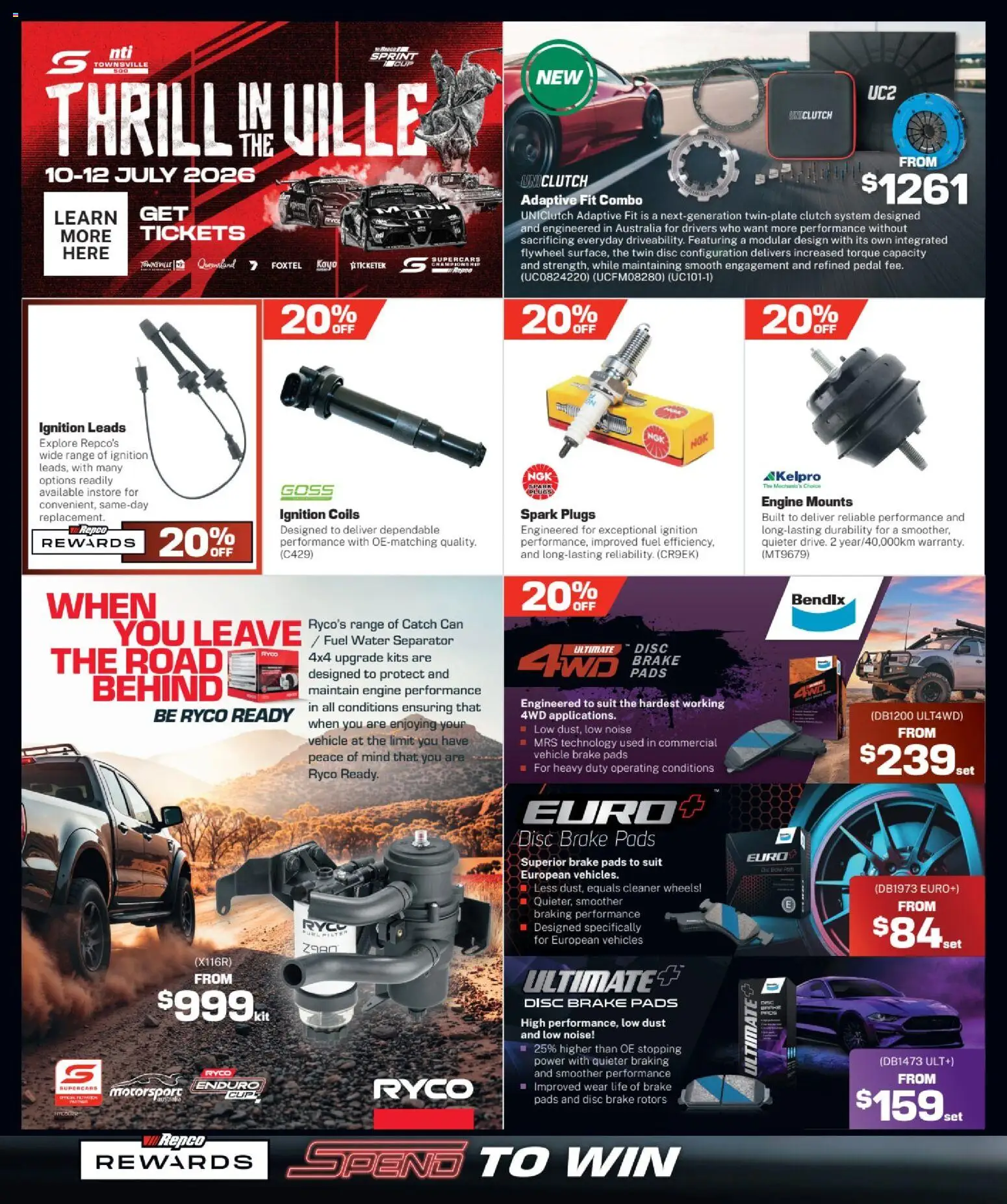 Repco catalogue - valid from 17.06.2026 | Page: 4 | Products: Clutch, Kits, Cleaner, Suit
