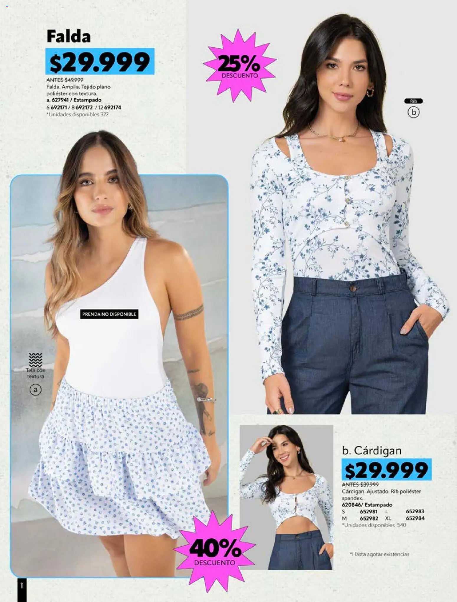 Pacifika revista - valida desde el 18/09/2026 | Página: 205 | Productos: Falda