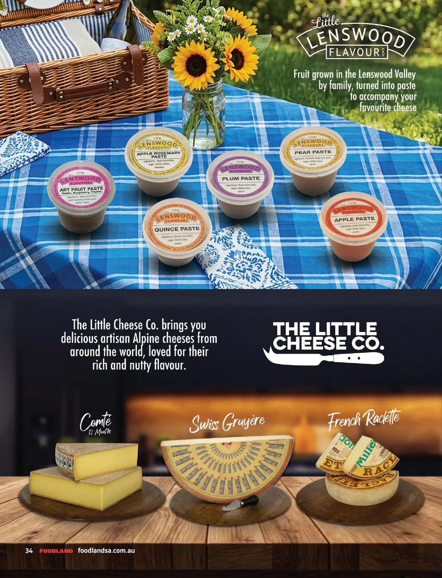 Foodland catalogue - valid from 06.06.2026 | Page: 34 | Products: Cheese, Juice, Lemon, Pear