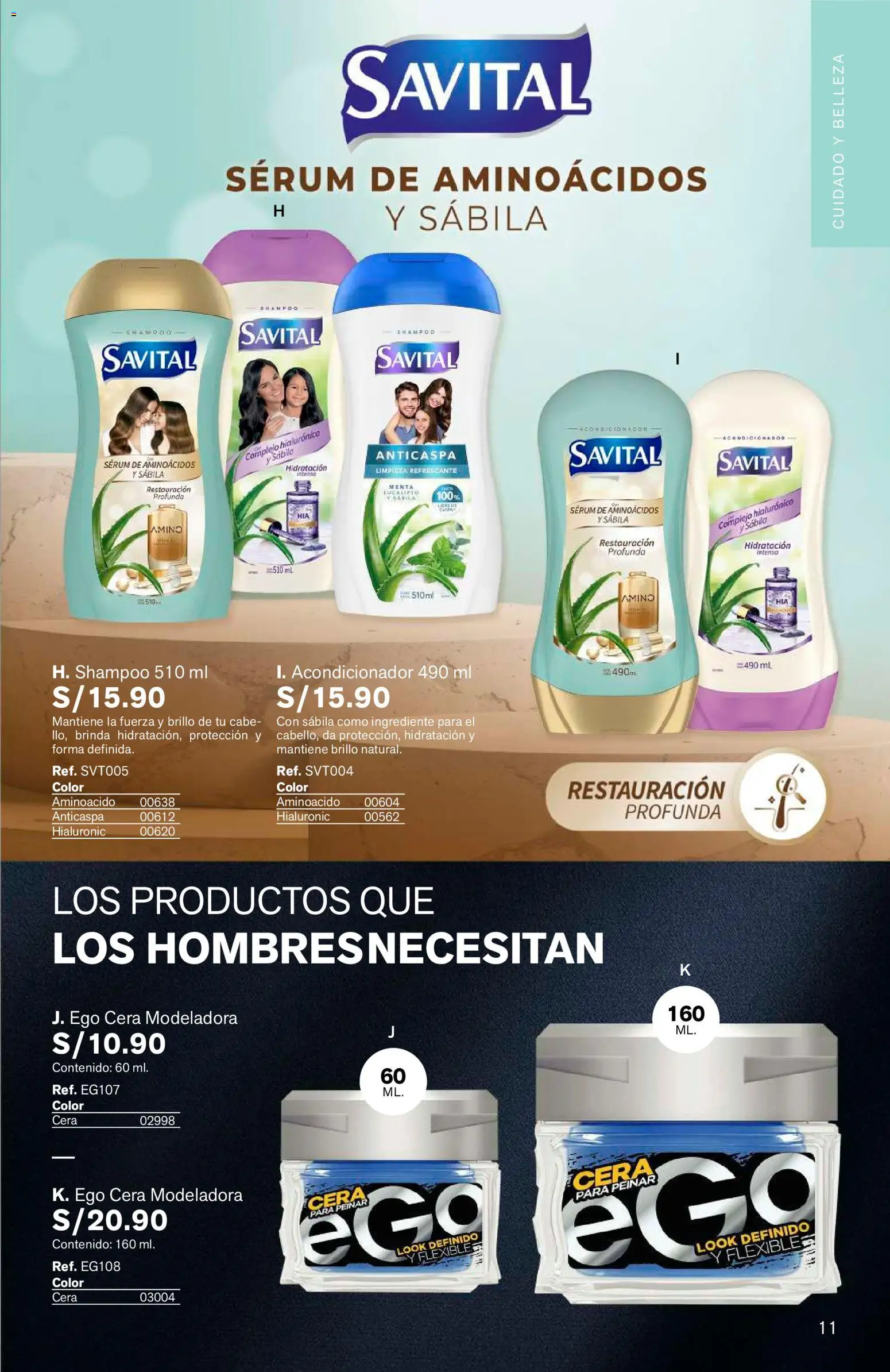 Catálogo Leonisa válido desde 04/08/2026 | Página: 11 | Productos: Shampoo, Acondicionador