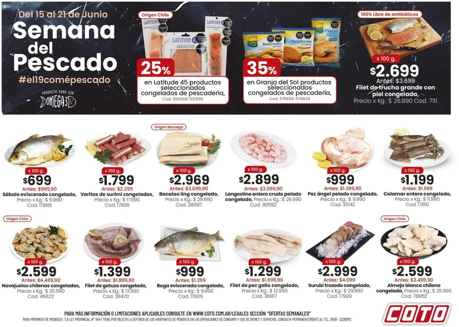 Coto - Semanadel Pescado │ válido desde el 15.06.2026 | Página: 1