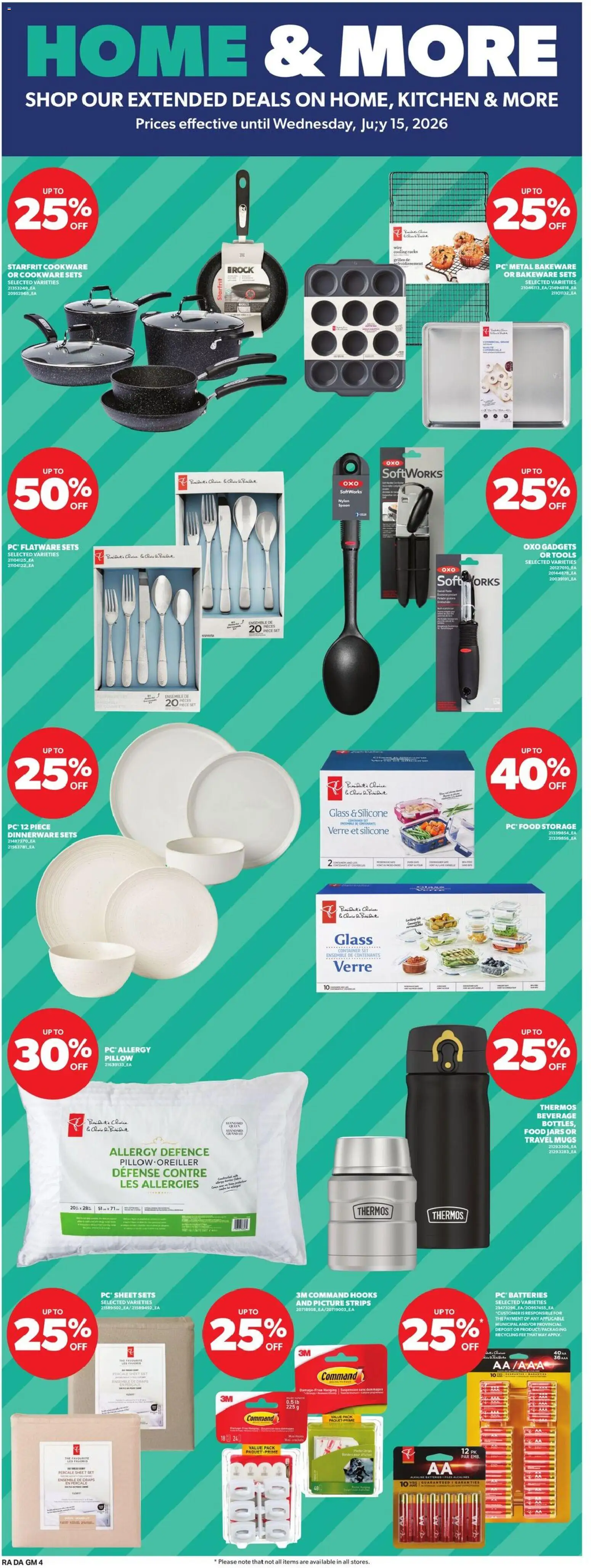 Atlantic Superstore flyer valid from Jul 2, 2026 | Page: 23 | Products: Pillow