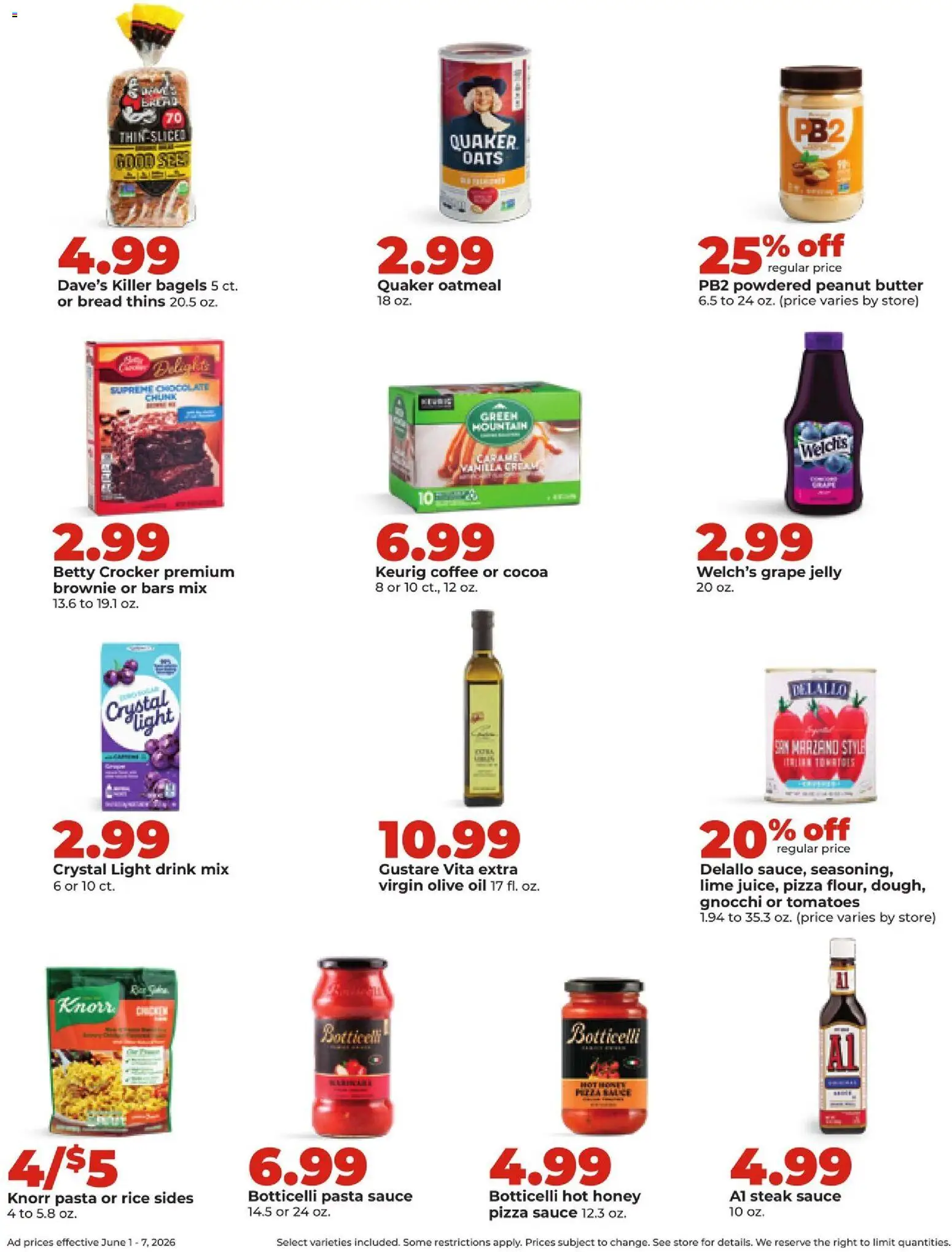 HyVee Weekly Ad - valid from 01.06.2026 | Page: 20 | Products: Oil, Pizza, Tomatoes, Lime
