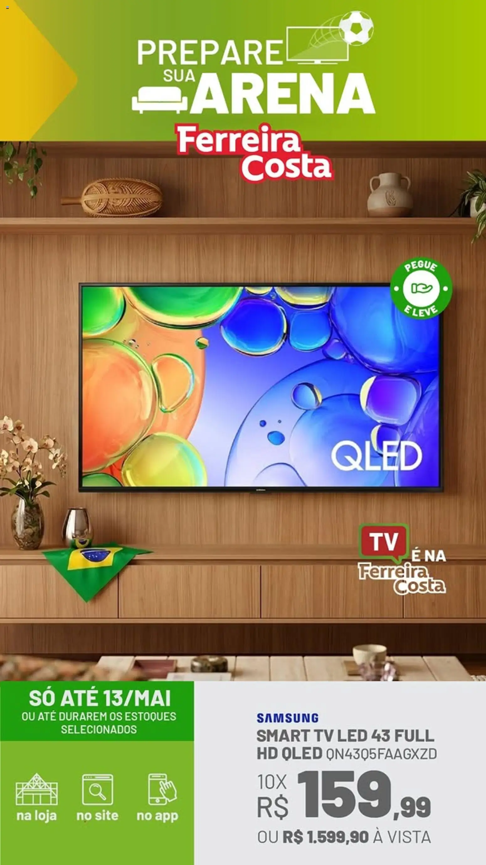 Ferreira Costa Folheto - válido de 11.05.2026 | Página: 5 | Produtos: smart TV, Tv