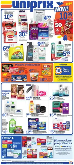 Preview of Uniprix weekly flyer / circulaire from shop Uniprix valid from Oct 22, 2026