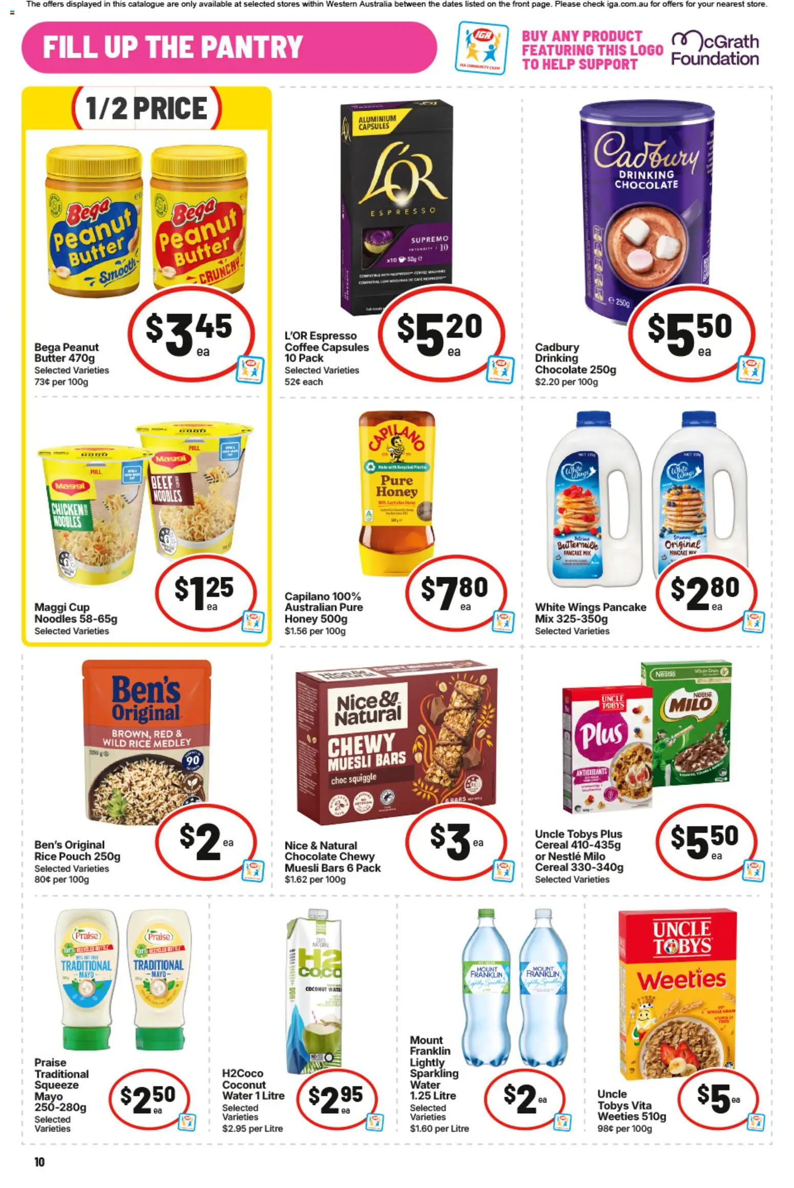 IGA catalogue - valid from 09/09/2026 | Page: 17 | Products: Butter, Chocolate, Noodles, Cereal